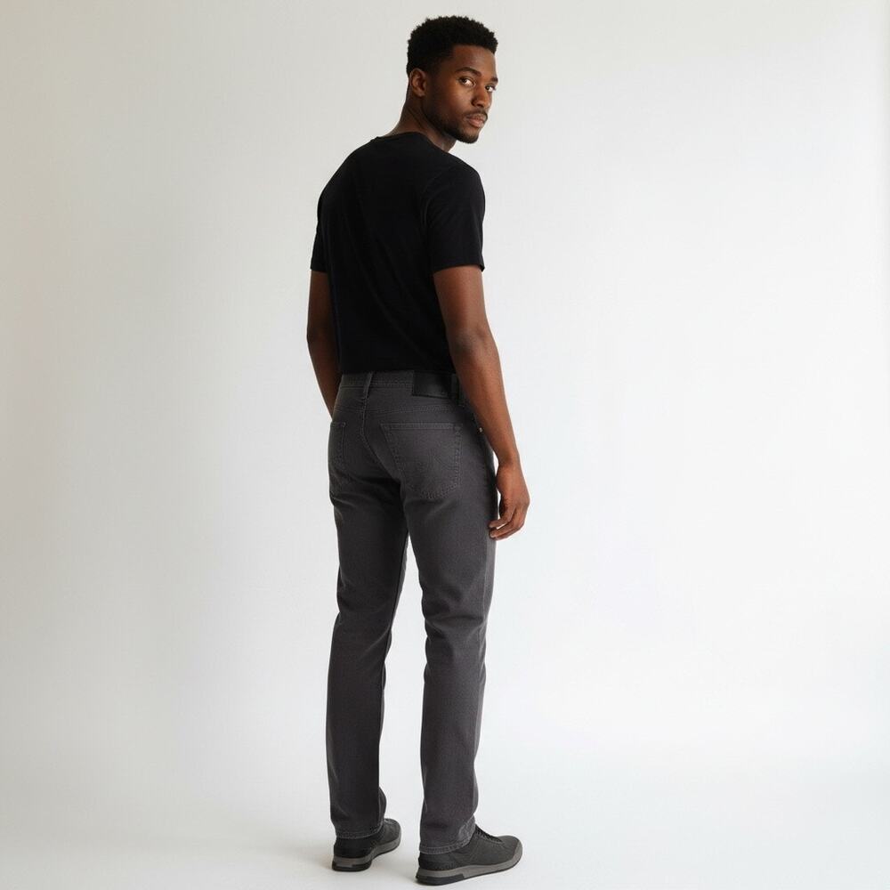 Mens AG Adriano Goldschmied The Graduate Gray Tailored Leg Jeans Size 36 x 32​